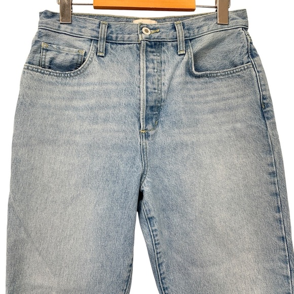 Favorite Daughter The Otto Jeans Womens 28 Blue Light Wash Raw Hem Boyfriend - Picture 2 of 12